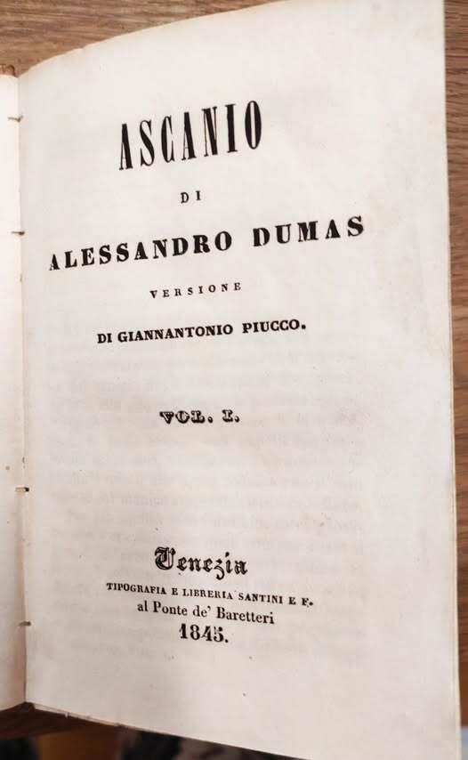 Ascanio. Versione di Giannantonio Piucco. Volumi 1-3