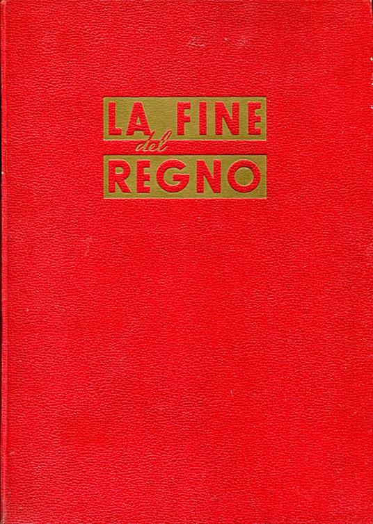 La Fine Del Regno - Ugo D'Andrea - copertina