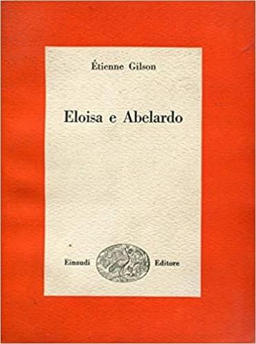 Eloisa e Abelardo - Étienne Gilson - copertina