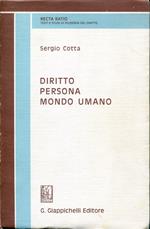 Diritto, persona, mondo umano