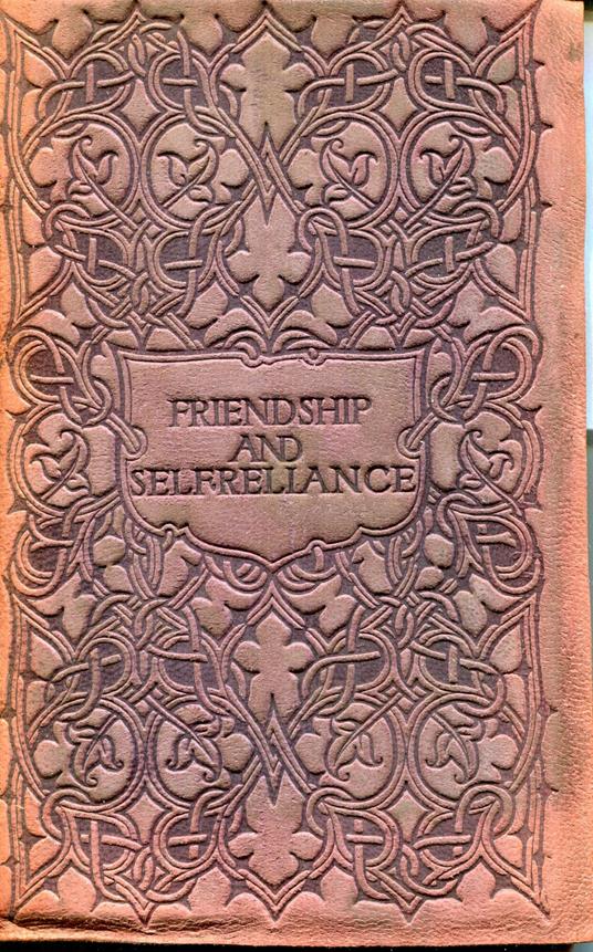 Friendship and Selfreliance - Ralph W. Emerson - copertina