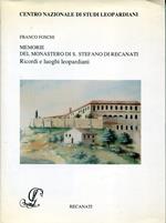 Memorie di Santo Stefano di Recanati : ricordi e luoghi leopardiani. Centro nazionale di studi leopardiani