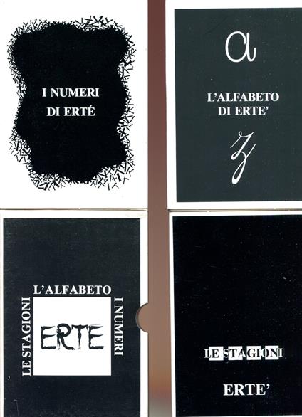 L' alfabeto di Erté, Le Stagioni I Numeri - copertina