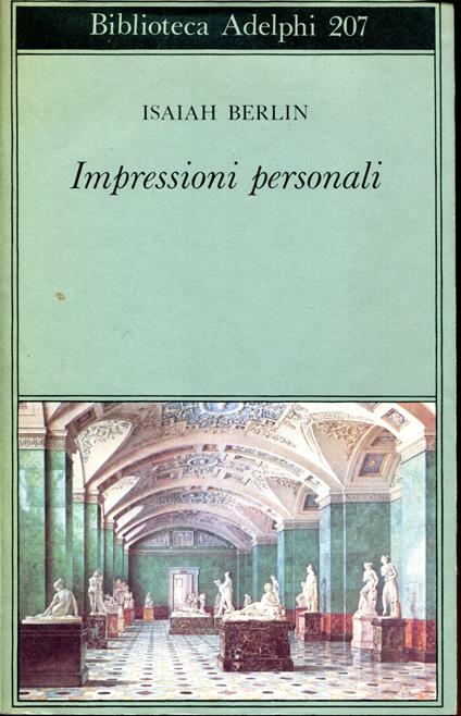 Impressioni personali. A cura di Hardy Henry - Isaiah Berlin - copertina