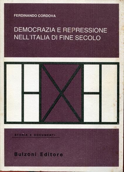 Democrazia e repressione nell'Italia di fine secolo - copertina