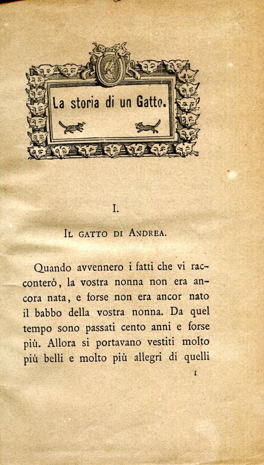 La storia di un gatto - copertina