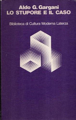 Lo stupore e il caso - copertina