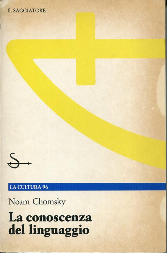 La conoscenza del linguaggio - Noam Chomsky - copertina