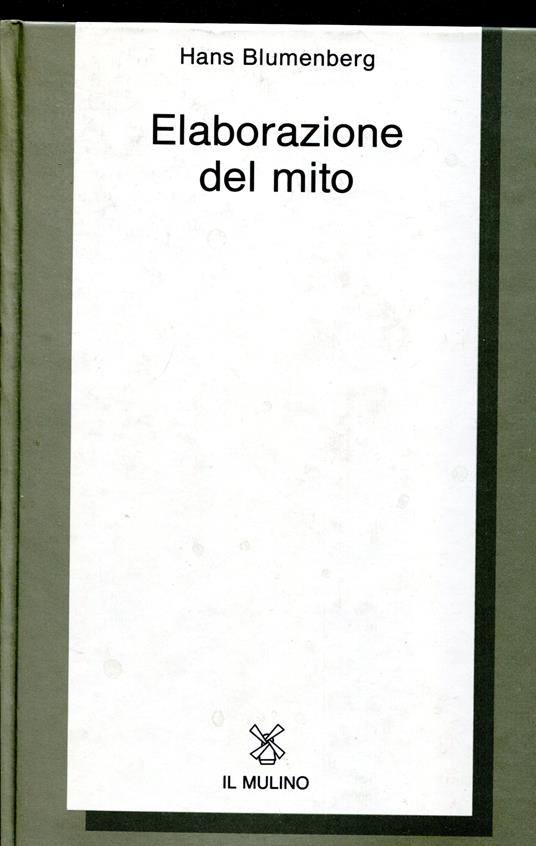 Elaborazione del mito - Hans Blumenberg - copertina