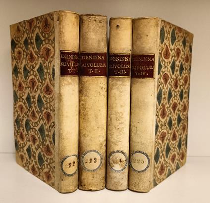 Delle rivoluzioni d'Italia libri ventiquattro di Carlo Denina - Carlo Denina - copertina