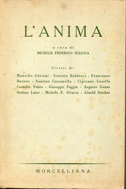 L' anima - copertina