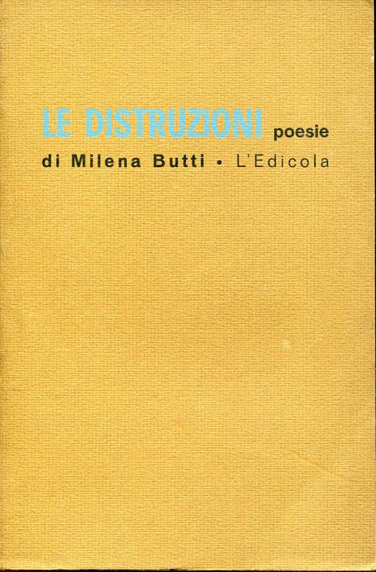 Le distruzioni - copertina