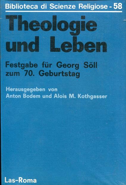 Theologie und Leben - copertina