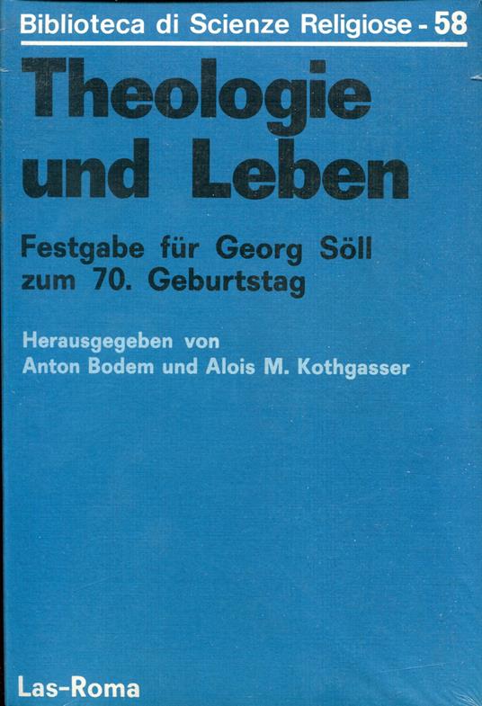 Theologie und Leben - copertina