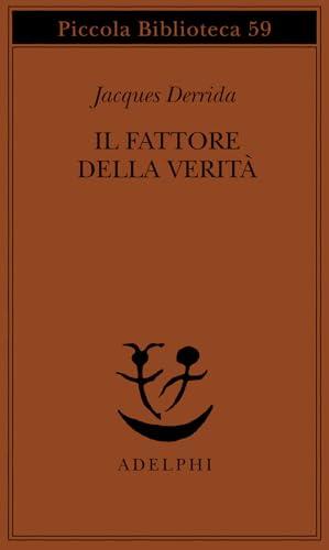 Il fattore della verità - Jacques Derrida - copertina