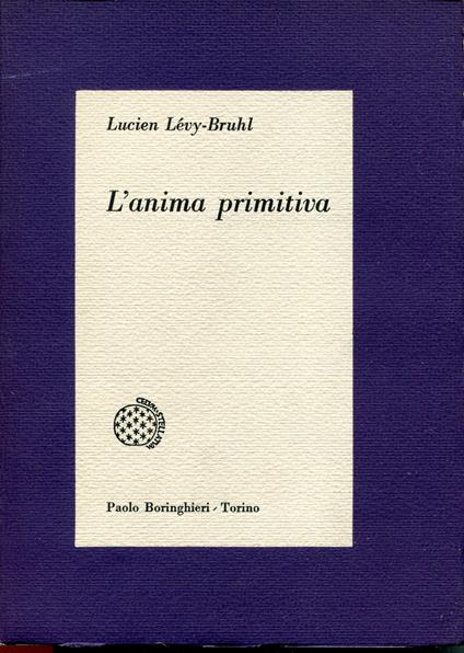 L'anima primitiva - copertina