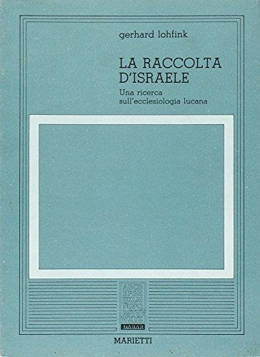 La raccolta d'Israele - copertina
