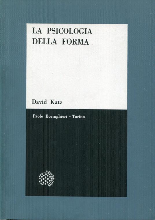La psicologia della forma - copertina