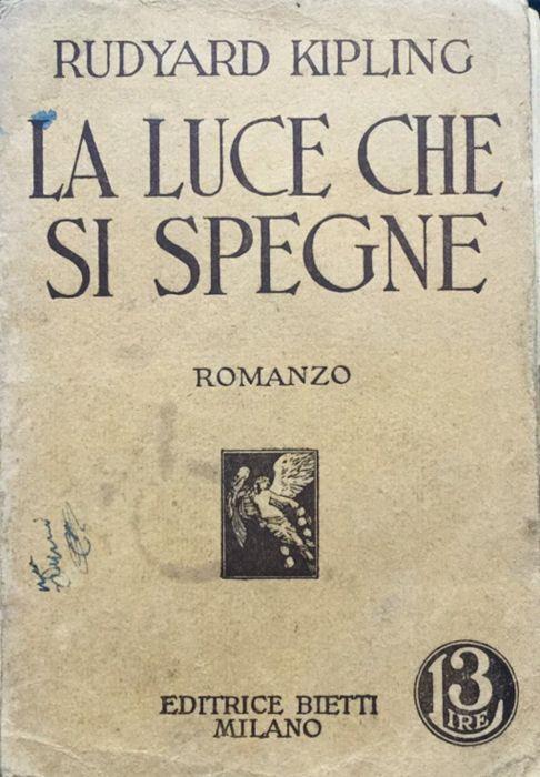 La luce che si spegne - Rudyard Kipling - copertina