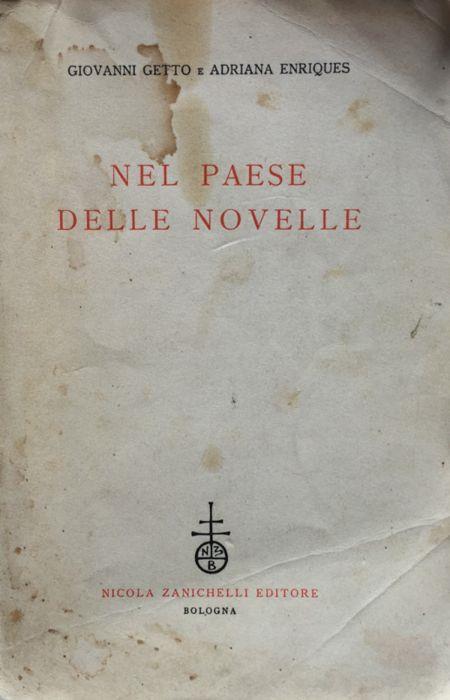 Nel paese delle novelle - Giovanni Getto - copertina