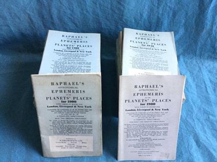 Raphael's astronomical ephemeris in the planets' places - copertina
