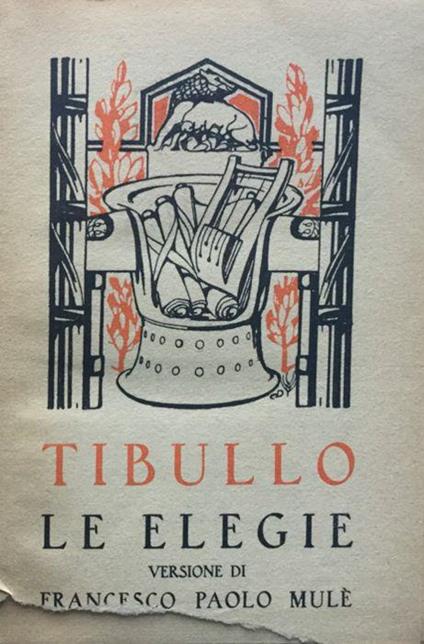 Le elegie - Albio Tibullo - copertina