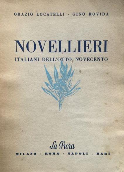 Novellieri italiani dell'otto-novecento - Gino Rovida - copertina