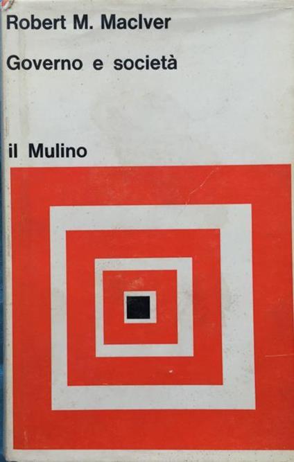 Governo e societ - M. Robert - copertina