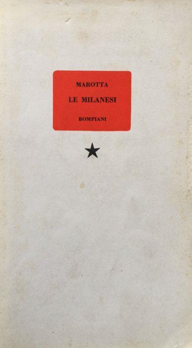 Le milanesi - Giuseppe Marotta - copertina