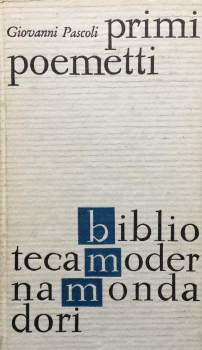 Primi poemetti - Giovanni Pascoli - copertina