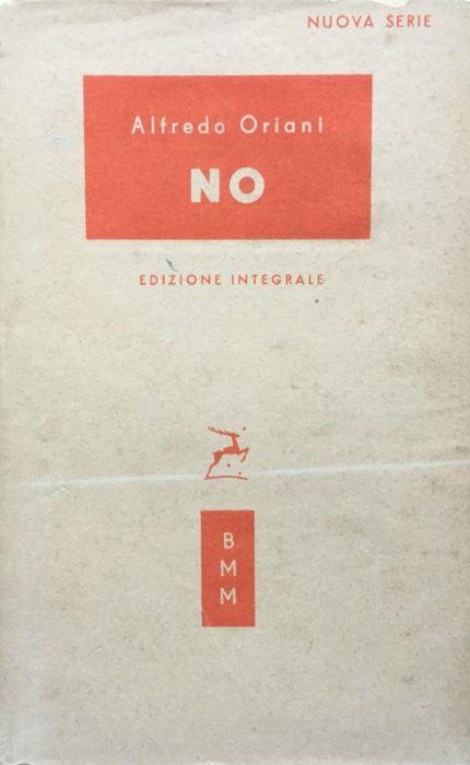 No - Alfredo Oriani - copertina