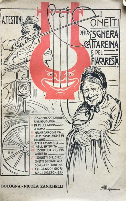 I sonetti della Sgnera Cattareina e el Fiacaresta - Alfredo Testoni - copertina