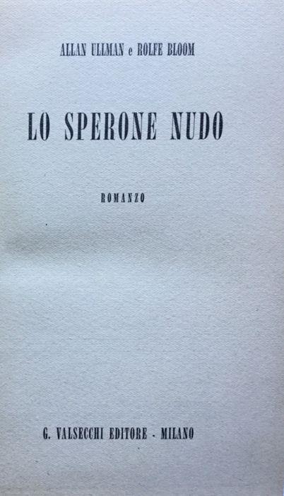 Lo sperone nudo - copertina