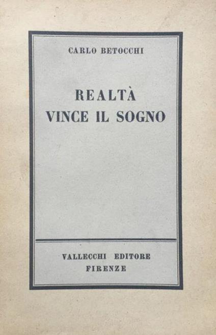Realt - Carlo Betocchi - copertina