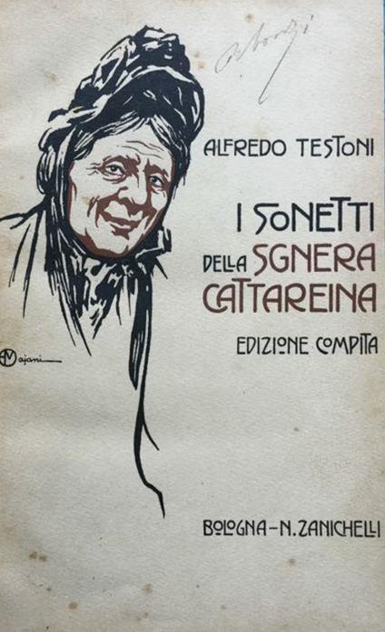 I sonetti della Sgnera Cattareina - Alfredo Testoni - copertina