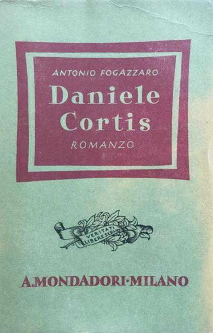 Daniele Cortis - Antonio Fogazzaro - copertina