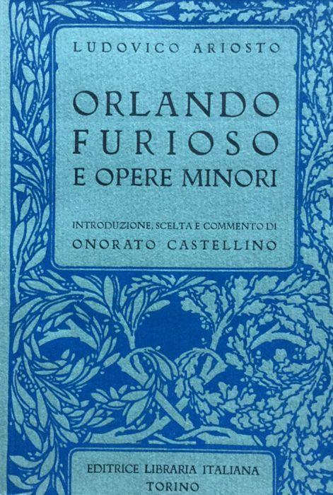 Orlando furioso e opere minori - Ludovico Ariosto - copertina