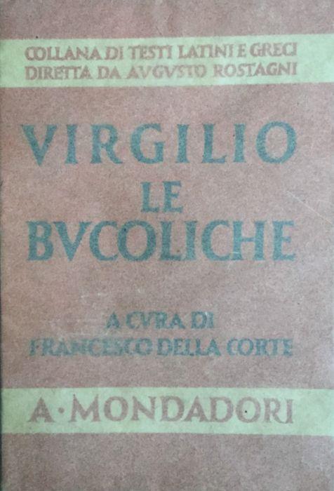 Virgilio e le bucoliche - Publio Virgilio Marone - copertina