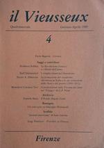 Il Vieusseux n. 4 gennaio aprile 1989
