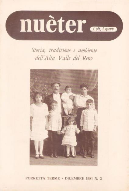 Nueter i sit i quee. 14/1981. Storia, tradizione e ambiente Alta Valle del Reno - copertina