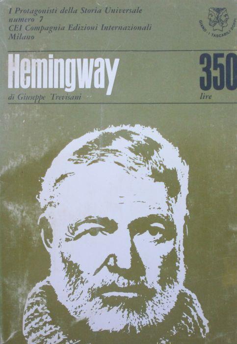 Hemingway - T.S. Eliot. Giano I tascabili doppi 1966 - Giuseppe Trevisi - copertina