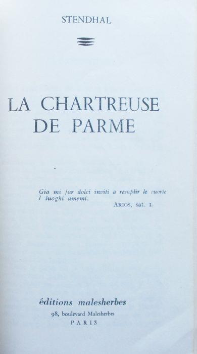 La chartreuse de Parme. 2 voll - Stendhal - copertina