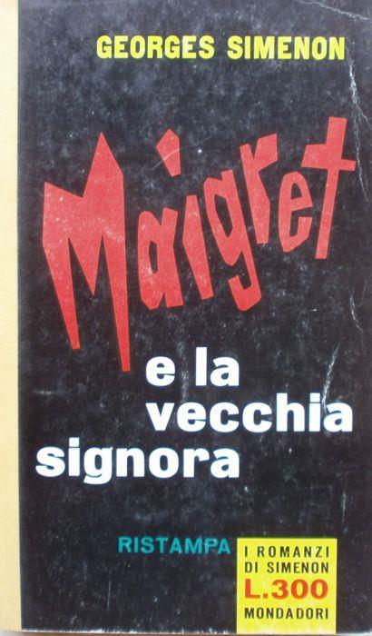 Maigret e la vecchia signora - Georges Simenon - copertina