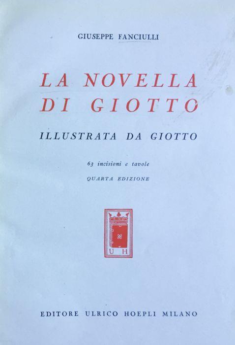 La novella di Giotto - Giuseppe Fanciulli - copertina