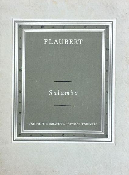 Salambo - Gustave Flaubert - copertina
