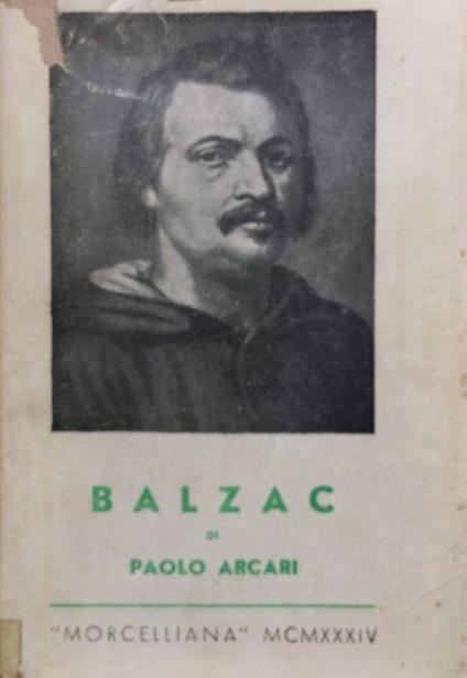 Balzac - Paolo Arcari - copertina