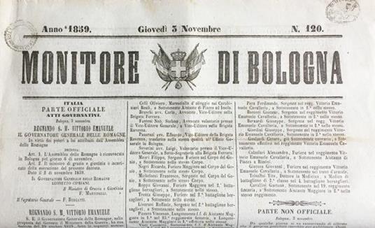 Monitore di Bologna - copertina
