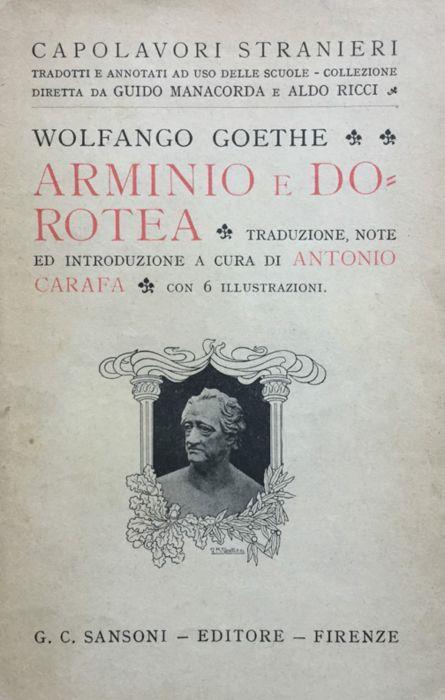 Arminio e Dorotea - Johann Wolfgang Goethe - copertina