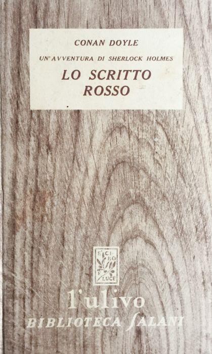 Lo scritto rosso - Arthur Conan Doyle - copertina