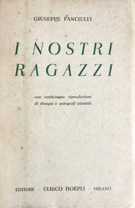 I nostri ragazzi - Giuseppe Fanciulli - copertina